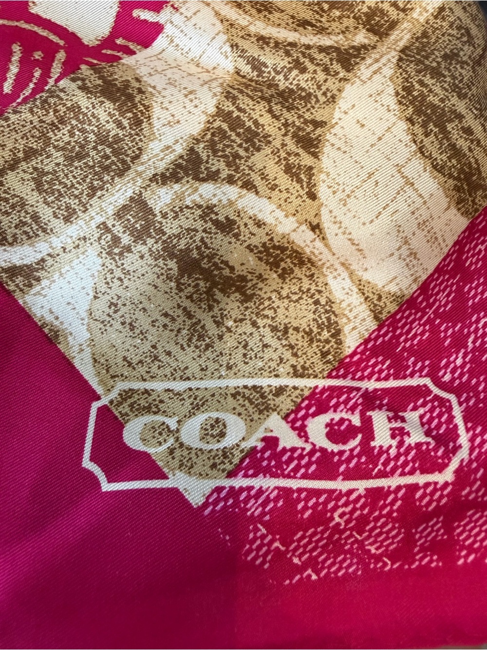 Coach square scarf
